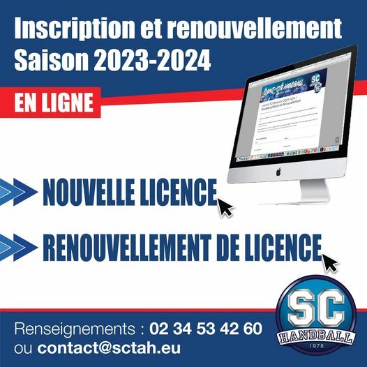 Licence SCHB saison 2023-2024