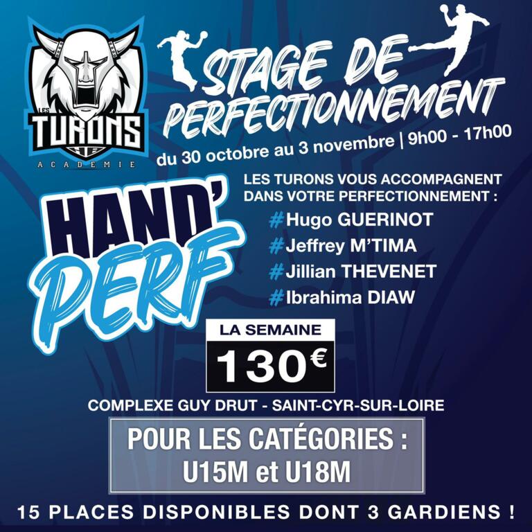 Stage Toussaint 2023 - Hand Perf' semaine 2