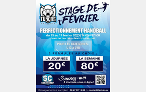 Stage Turons HB Académie