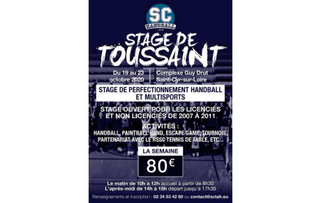 Stage de Perfectionnement!