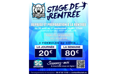 Stage de Rentrée 2023