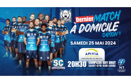 DERNIER MATCH N1 SCHB - US IVRY HANDBALL